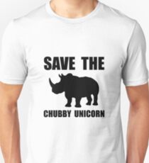 Chubby Unicorn Rhino Unisex T-Shirt