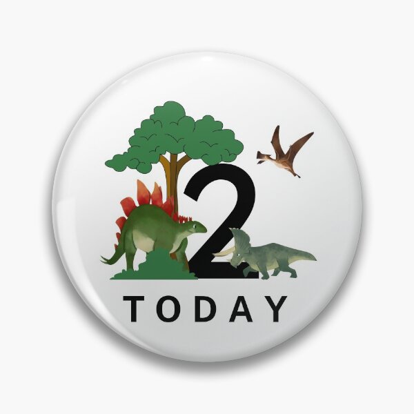 Artikelvorschau, Geburtstag Dinosaurier, 2 heute entworfen und verkauft von DinoKidzDesigns.