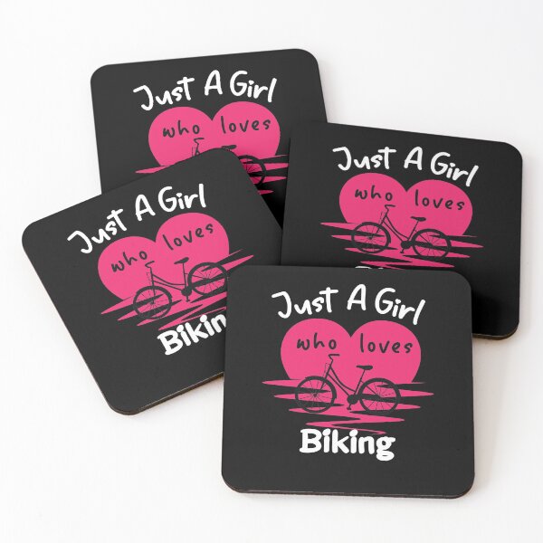 Artikelvorschau, Kopie von Just a Girl Who Loves Biking, Cute Design Idea entworfen und verkauft von DESIGNNOUR.