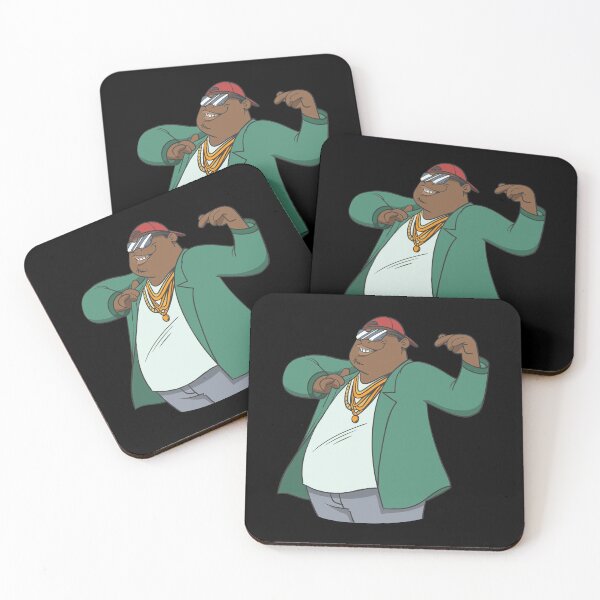 Item preview, Gangster rapper with gold necklace designed and sold by Monkey Ful.