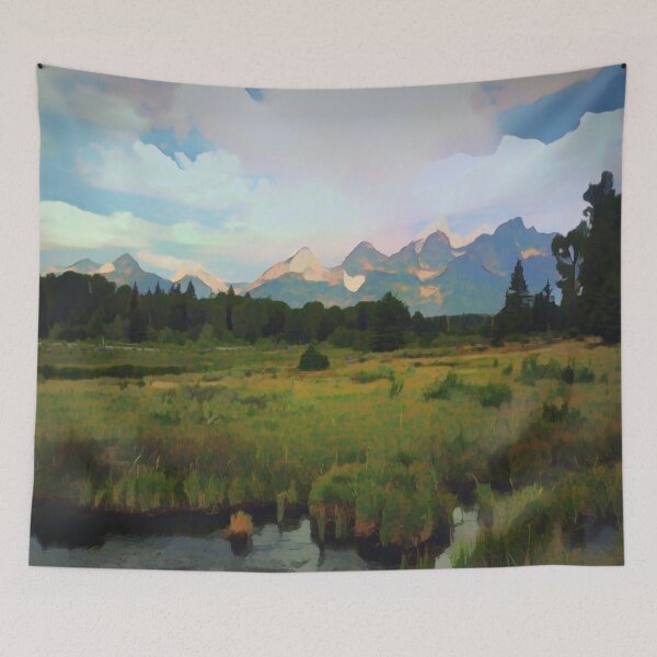 Item preview, Grand Teton Illustration designed and sold by tremendoustees.
