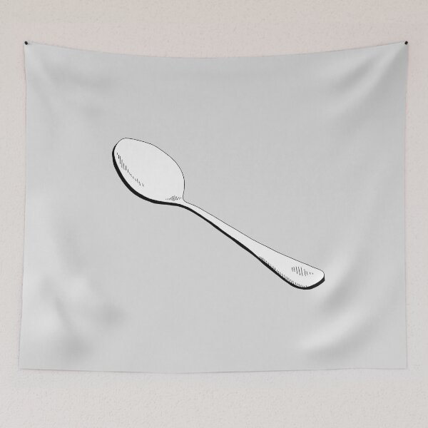 Item preview, Spoon Line Drawing designed and sold by maggie-jm.