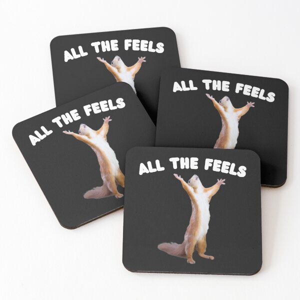 Item preview, All the Feels Squirrel designed and sold by CounselorsRUs.