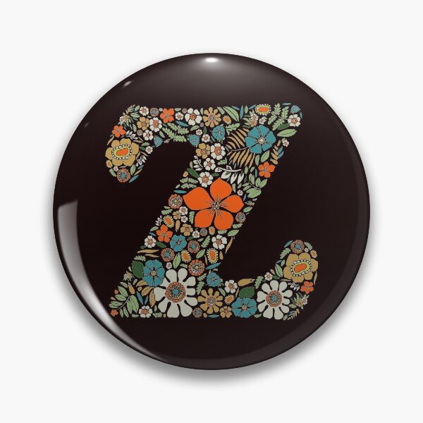 Item preview, Hippie Floral Letter Z designed and sold by zeljkica.