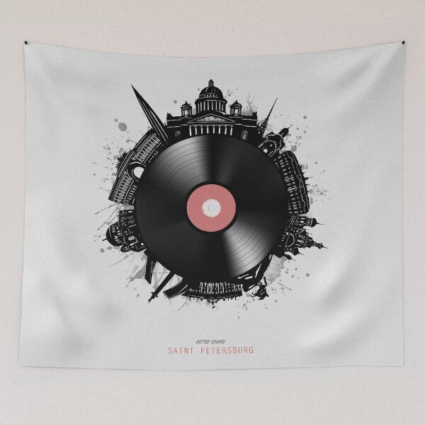 Item preview, saint petersburg skyline vinyl designed and sold by BekimART2.