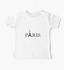 Paris Eiffel Tower Baby Tee