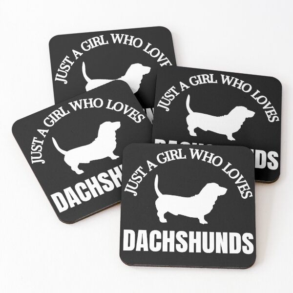 Item preview, Just A Girl Who Loves Dachshunds designed and sold by TeePartyHost.