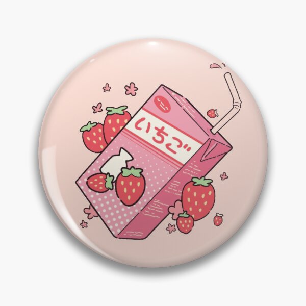 Item preview, Kawaii Strawberry Juice Box designed and sold by HelloGloomy.
