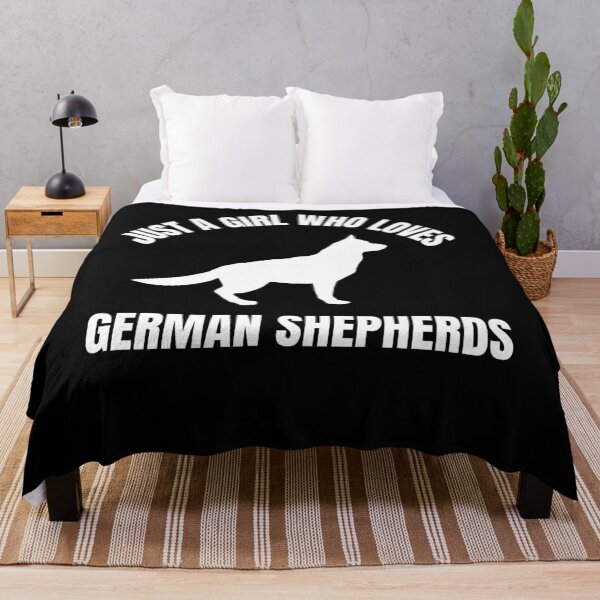 Item preview, Just A Girl Who Loves German Shepherds designed and sold by TeePartyHost.