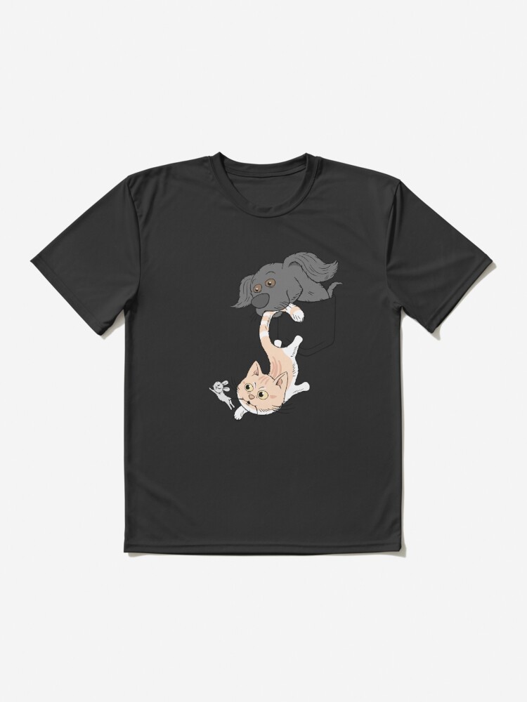 Dog Helping Cat Catch Mouse! (Pocket Design). : r/redbubble