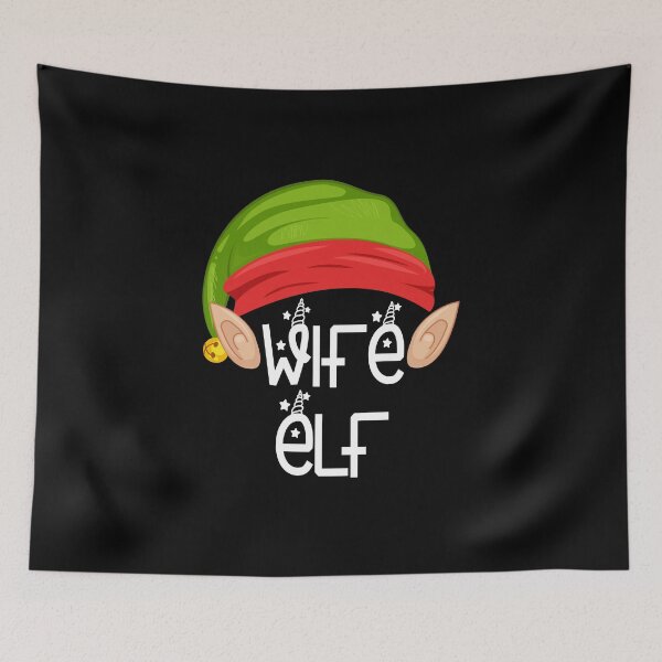 Item preview, Wife Elf Christmas Gift - wifes Day Gift - Merry Christmas - Happy Holidays - Family Matching designed and sold by biigshow.