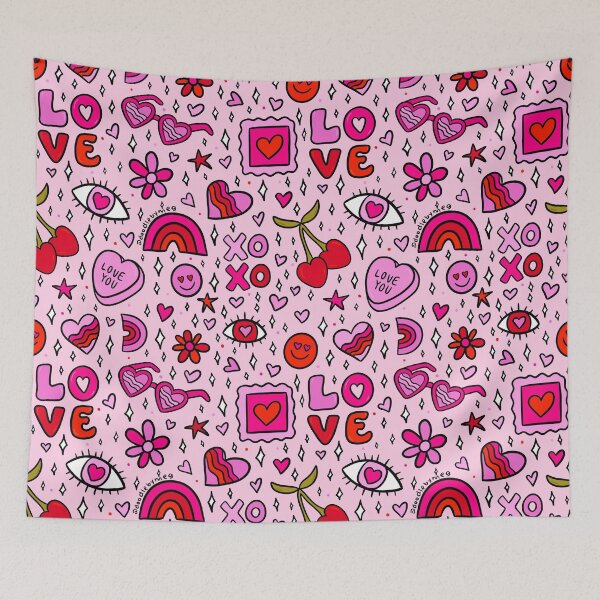 Item preview, Valentine Print designed and sold by doodlebymeg.