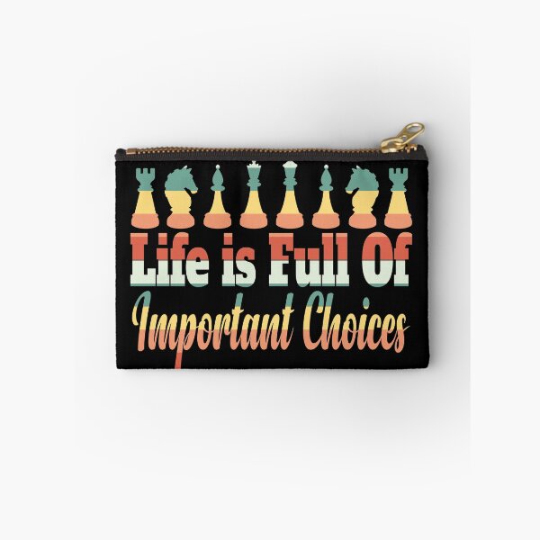 Item preview, Life is Full Of Important Choices Chess designed and sold by ADAMYASS.
