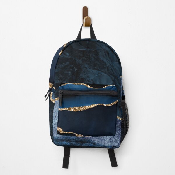 Item preview, Navy Gold Agate Abstact Design designed and sold by CloudDesignShop.