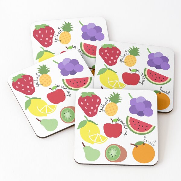 Item preview, Truly Seltzer Inspired Fruit Pattern designed and sold by EverythingCore.