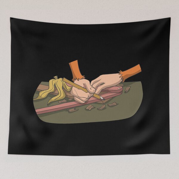 Item preview, Craftsman working with wood designed and sold by Monkey Ful.