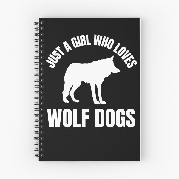 Item preview, Just A Girl Who Loves Wolf Dogs designed and sold by TeePartyHost.