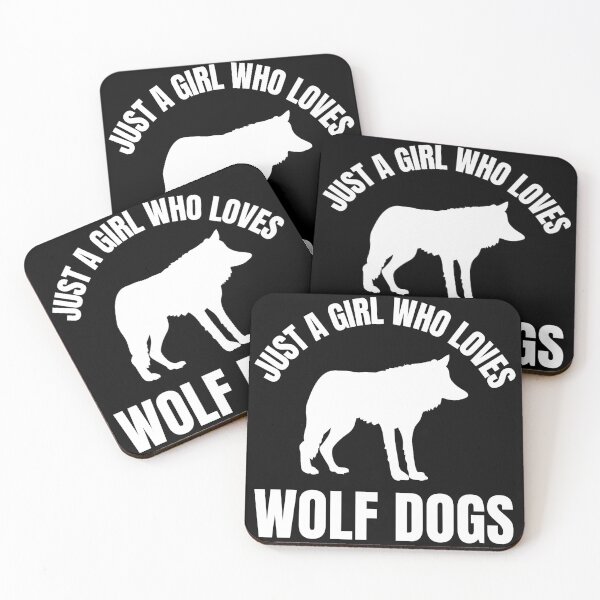 Item preview, Just A Girl Who Loves Wolf Dogs designed and sold by TeePartyHost.