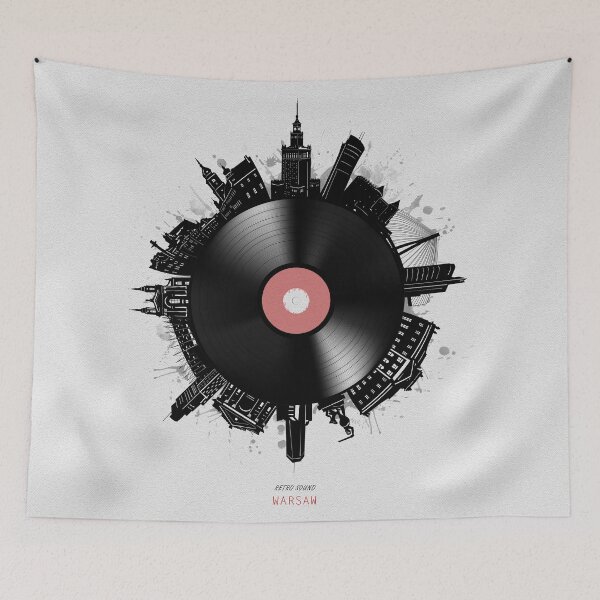 Item preview, warsaw skyline vinyl designed and sold by BekimART2.
