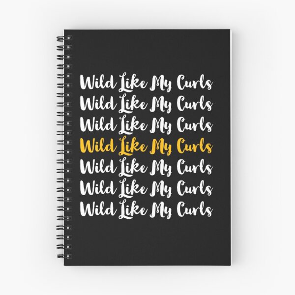 Item preview, Wild Like My Curls Repeating Orange Font designed and sold by SacredsDesigns.