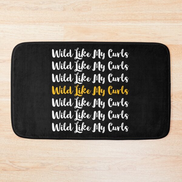 Item preview, Wild Like My Curls Repeating Orange Font designed and sold by SacredsDesigns.