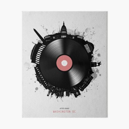 Artikel-Vorschau von Washington DC Skyline Vinyl, designt und verkauft von BekimART2.