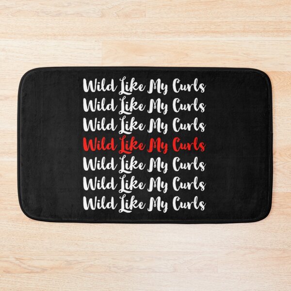 Item preview, Wild Like My Curls Repeating Red Font designed and sold by SacredsDesigns.