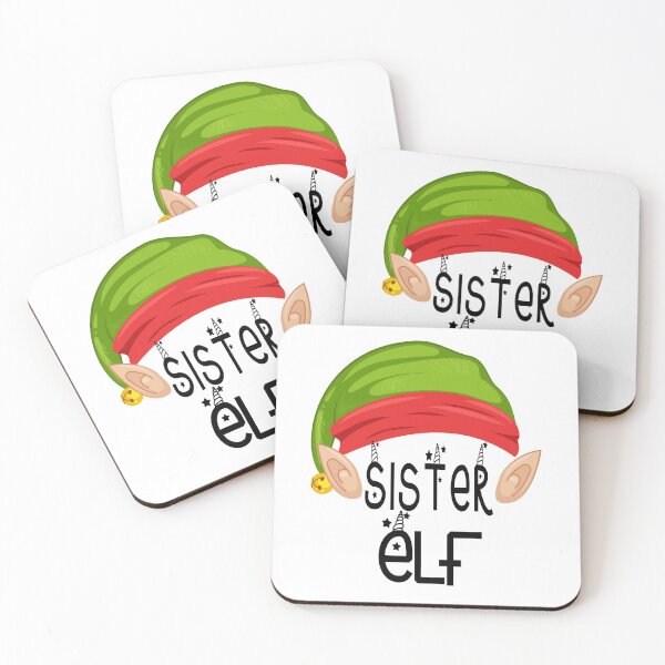 Item preview, Sister Elf Christmas Gift - Sisters Day Gift - Merry Christmas - Happy Holidays - Family Matching designed and sold by biigshow.