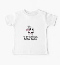 To Moo Bovine Baby Tee