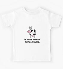 To Moo Bovine Kids Tee