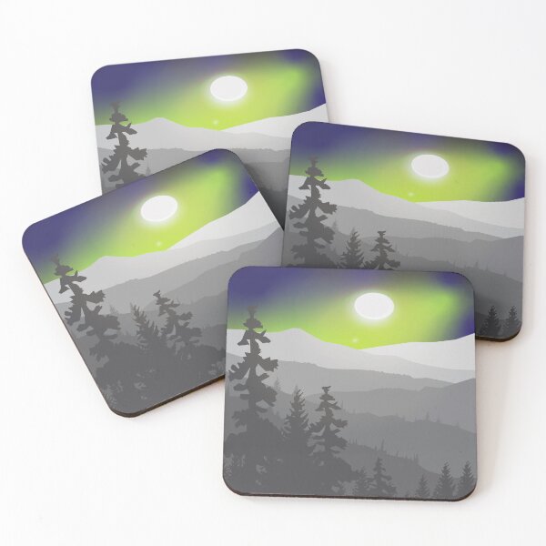 Item preview, Night Sky Mountain Scene designed and sold by idahoadventure.