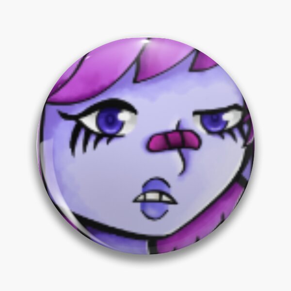 Item preview, Purple Monster Girl Face designed and sold by DarkLeopardWolf.