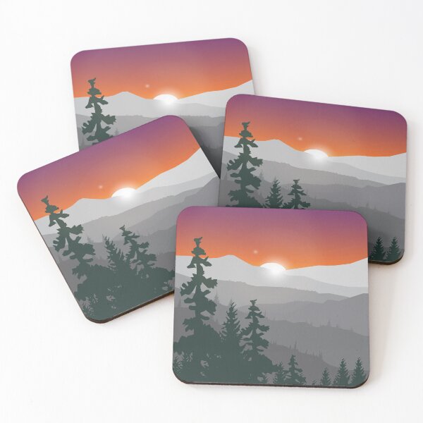 Item preview, Purple Sunset Mountain Scene designed and sold by idahoadventure.