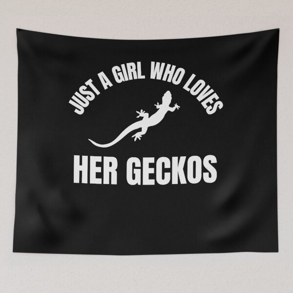 Item preview, Just A Girl Who Loves Her Geckos designed and sold by TeePartyHost.