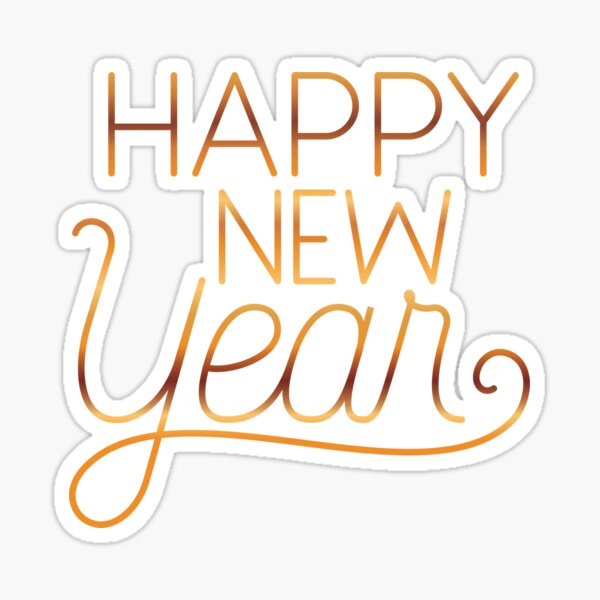 Item preview, Happy New Year designed and sold by Samuelvb.