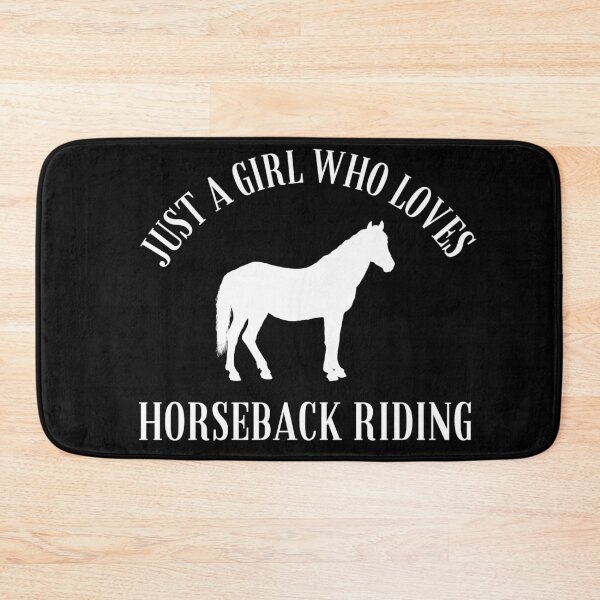 Item preview, Just A Girl Who Loves Horseback Riding designed and sold by TeePartyHost.