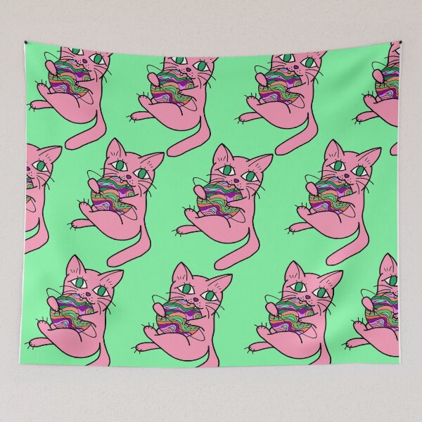 Item preview, space kitty pattern designed and sold by EGB-arts.
