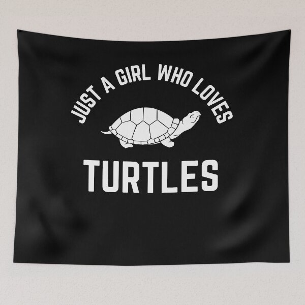 Item preview, Just A Girl Who Loves Turtles designed and sold by TeePartyHost.