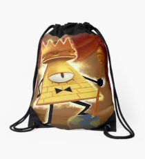 bill cipher Drawstring Bag