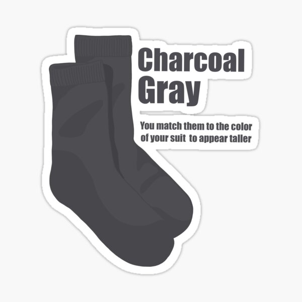 Item preview, Charcoal Gray socks designed and sold by KindaSketchy.23.