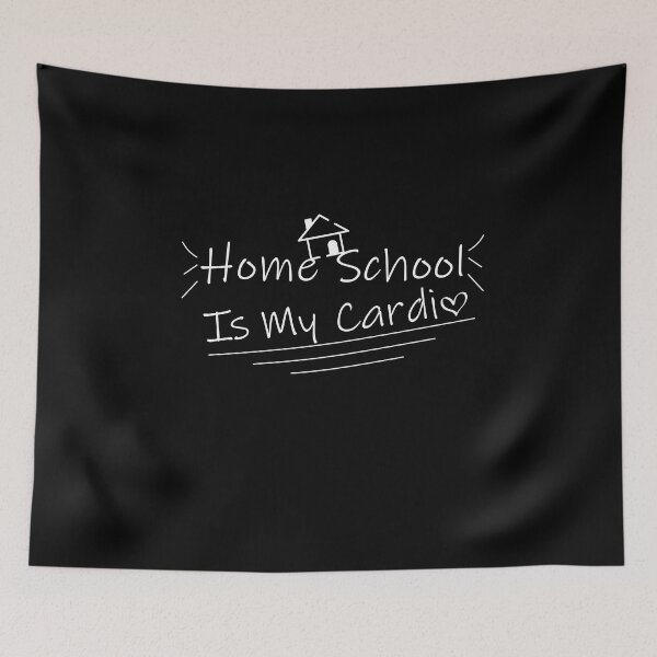 Item preview, Home School Is My Cardio Funny Gift designed and sold by pedrored369.