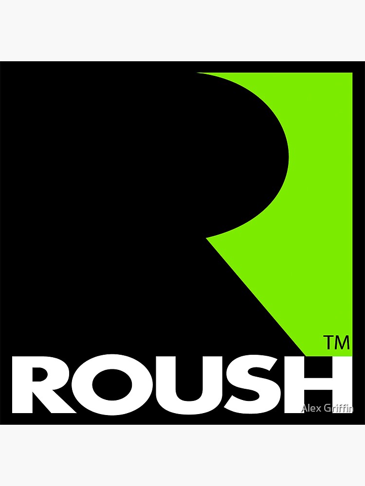 "Roush Logo Green" Sticker by ADGriffin | Redbubble