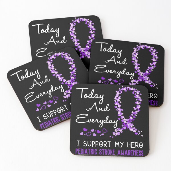 Item preview, Today and Everyday I Support My Hero Pediatric Stroke Awareness designed and sold by ArangoaStore.