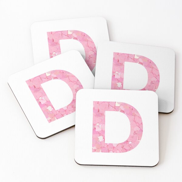 Item preview, letter d pink designed and sold by lucreziaa.