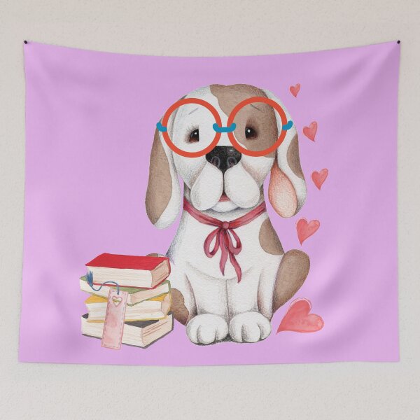 Item preview, Bookworm Pup designed and sold by Sinfamous.