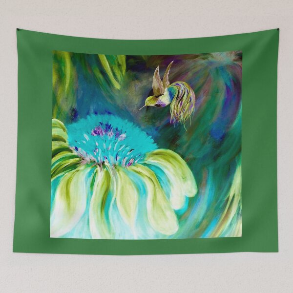 Item preview, Fantasy Green & Blue designed and sold by Sandisart.