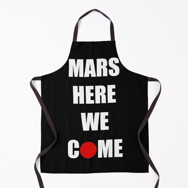 Item preview, mars here we come mars cute design designed and sold by GraphicBit.