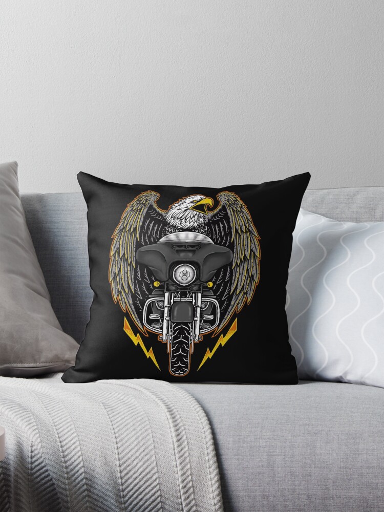 Exclusive Design Street Glide Pillow for Sale by Zubedh Redbubble