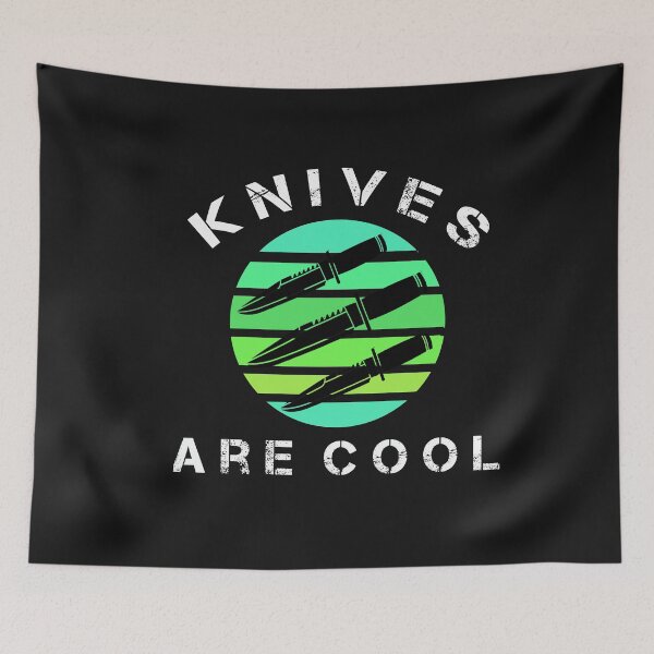 Item preview, Knives Are Cool - Knife Collector Gift designed and sold by SharpThreadZ.