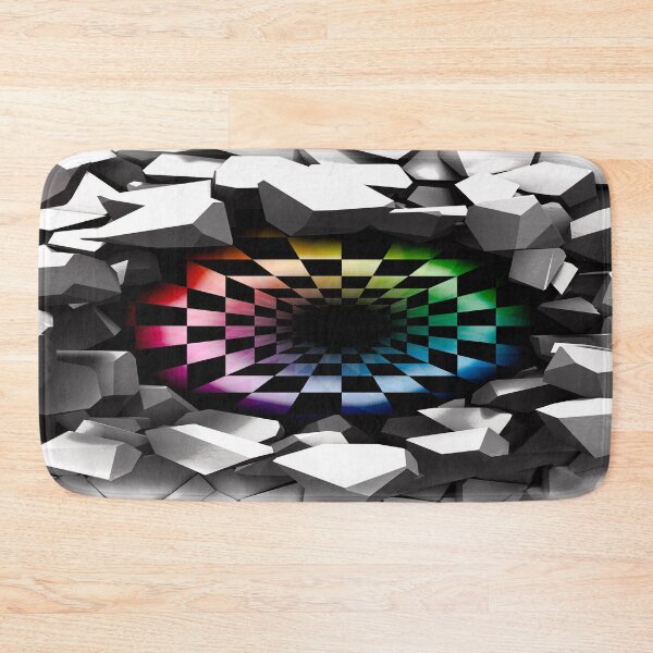 Item preview, Optical Illusion of a holographic 3d Ripped Hole inside tops, cases, posters, etc. designed and sold by YourIllusion.